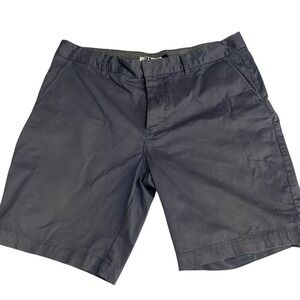 Le 31 Simons Mens‎ Organic Cotton Chino Shorts Blue Size 36 Stretch Twill Casual